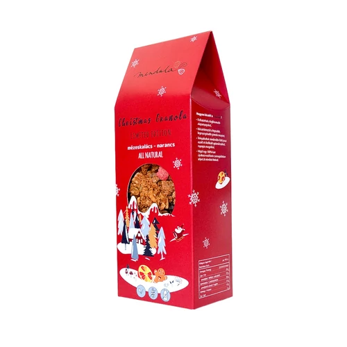Mendula Christmas granola - mézeskalácsos és narancsos 300 g