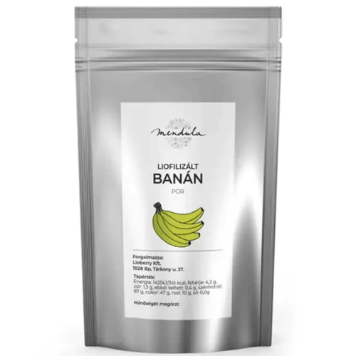 Mendula Liofilizált banán por - 200 g – Natur Reform