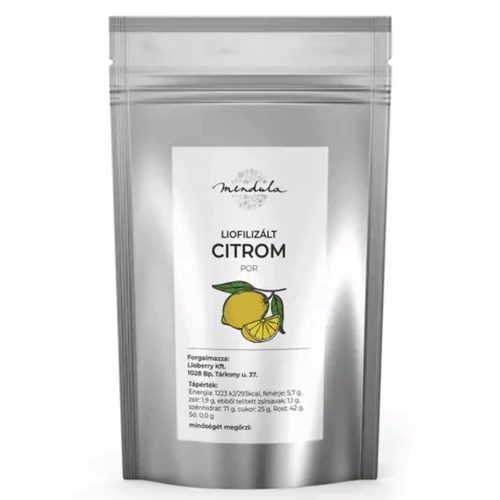 Mendula Liofilizált Citrom por - 200 g – Natur Reform