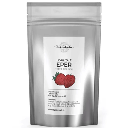 Mendula Liofilizált Eper kocka (8-12mm) - 500 g – Natur Reform