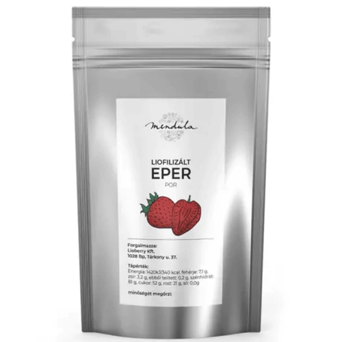 Mendula Liofilizált Eper por - 1000 g – Natur Reform