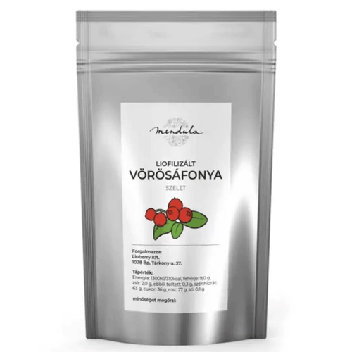 Mendula Liofilizált vörösáfonya szelet - 500 g – Natur Reform