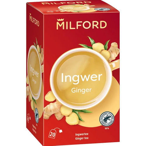 Milford Gyömbér tea 20 db filter - Natur Reform
