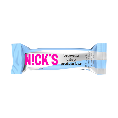 N!ck's Brownie crisp protein bar -  Gluténmentes brownie proteinszelet 50 g
