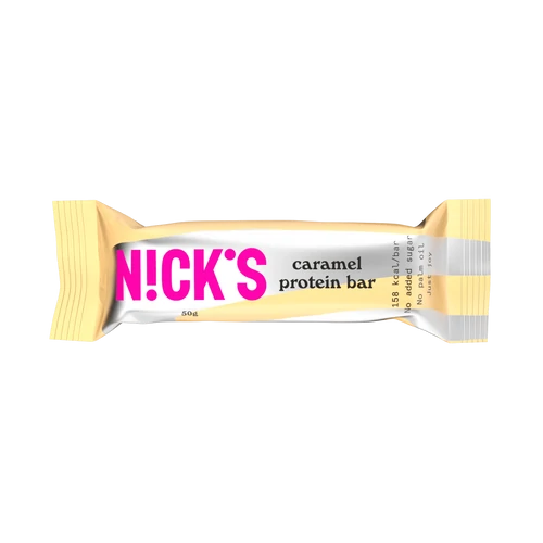 N!ck's Caramel protein bar -  Gluténmentes karamellás proteinszelet 50 g