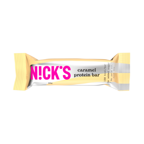 N!ck's Caramel protein bar -  Gluténmentes karamellás proteinszelet 50 g