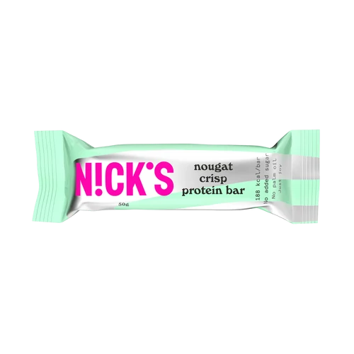 N!ck's Nougat crisp protein bar - Gluténmentes nugátkrémes proteinszelet 50 g