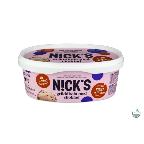 Nick’s Karamella jégkrém csoki szósszal 850 ml – Natur Reform