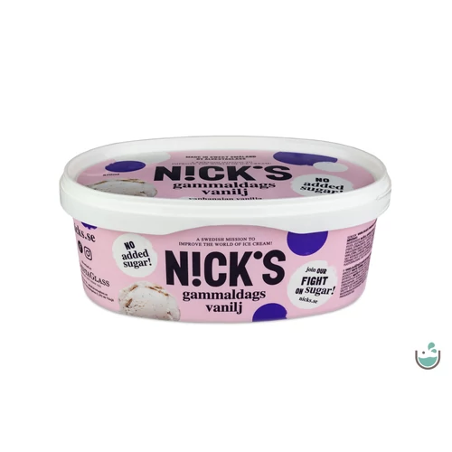 Nick’s Régimódi vanília jégkrém 850 ml – Natur Reform