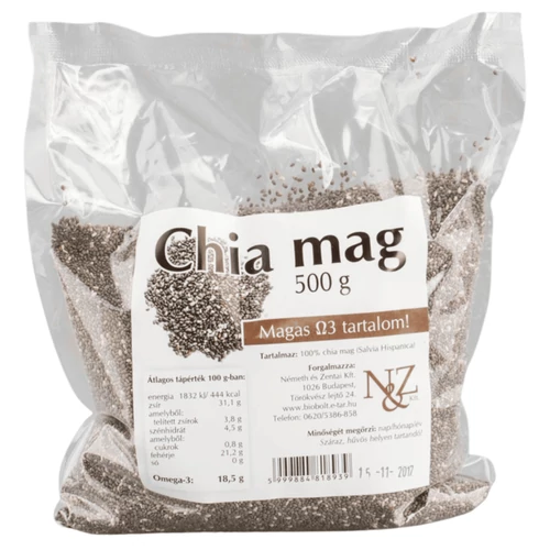 N&amp;Z Chia mag 500 g  - Natur Reform