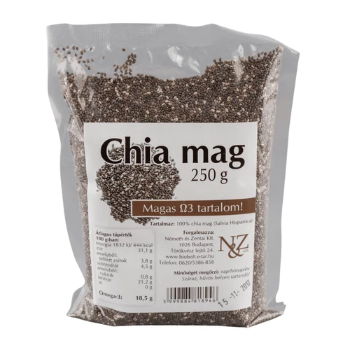 N&amp;Z Chia mag 250 g  - Natur Reform