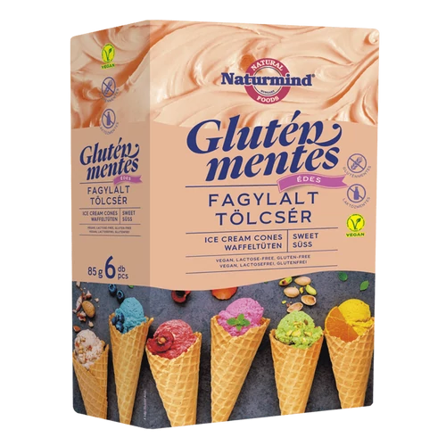 Naturmind Gluténmentes tölcsér - édes 85 g