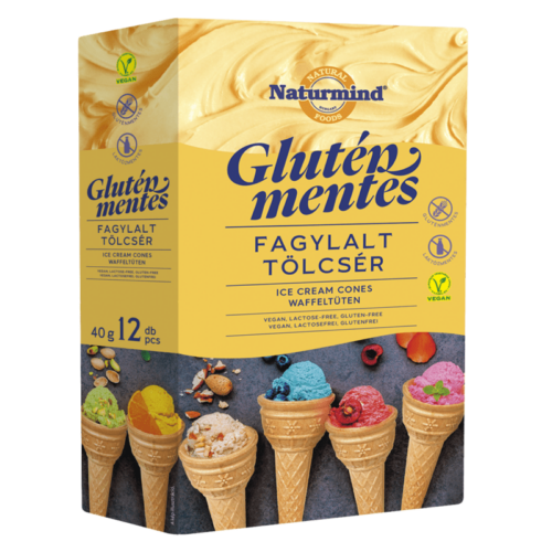Naturmind Gluténmentes fagylalt tölcsér 40 g (12db) 