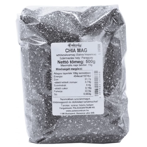 Paleolit Chia mag fekete 500 g
