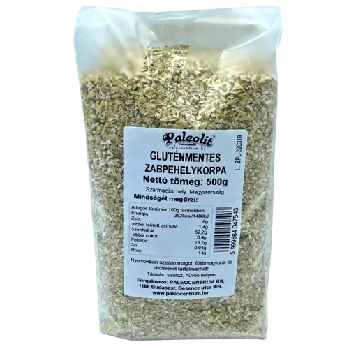 Paleolit Gluténmentes magyar zabpehelykorpa 500 g - Natur Reform