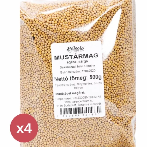 Paleolit Mustármag egész sárga 4X500 g