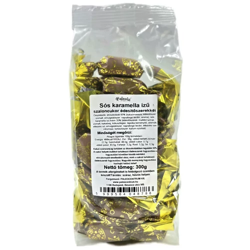 Paleolit ZERO Sós-karamellás szaloncukor 300 g cukormentes desszert