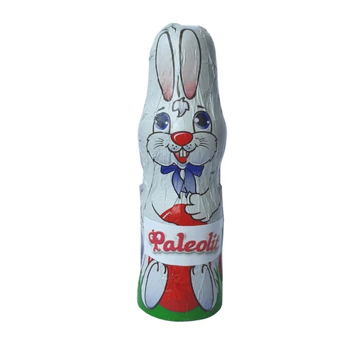 Paleolit Nyúl figura kókusztejes csokoládéból édesítőszerrel (fehér) 25 g