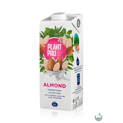 Plant Pro Édesítetlen mandulaital kalciummal és vitaminokkal dúsítva 1000 ml – Natur Reform