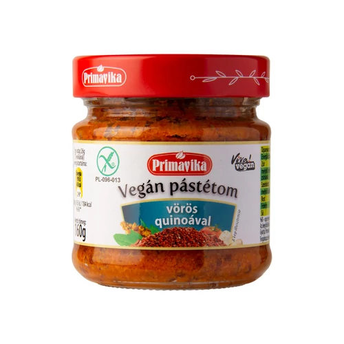 Primavika Vegán pástétom vörös quinoával 160 g – Natur Reform