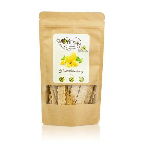 Primus kézműves parmezános keksz 80 g