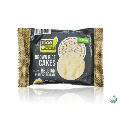 Rice UP! fehércsokoládés barna rizs snack 30 g