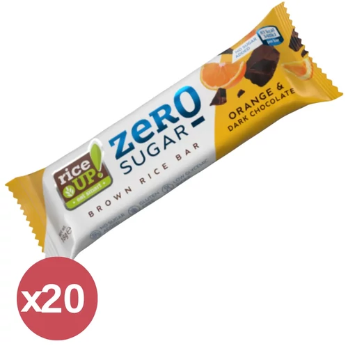 Rice UP! Zero Rizsszelet narancsízű étcsokoládé kínáló 20X18 g - Natur Reform