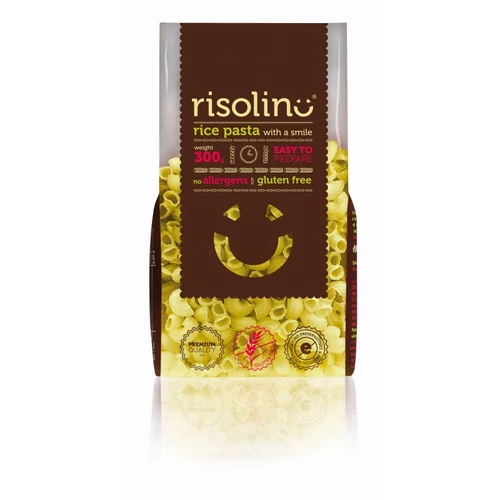 Risolino Gluténmentes rizstészta Szarvacska 300 g – Natur Reform