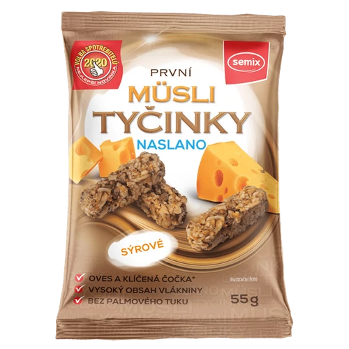 Semix Gluténmentes sajtos ropogós sült müzli snack 55 g – Natur Reform