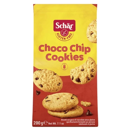 Schär Choco Chip gluténmentes pepitas csokoládés keksz 200 g  - Natur Reform - Natur Reform