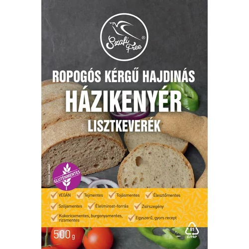 Szafi Free Ropogós kérgű  hajdinás házikenyér lisztkeverék 500 g