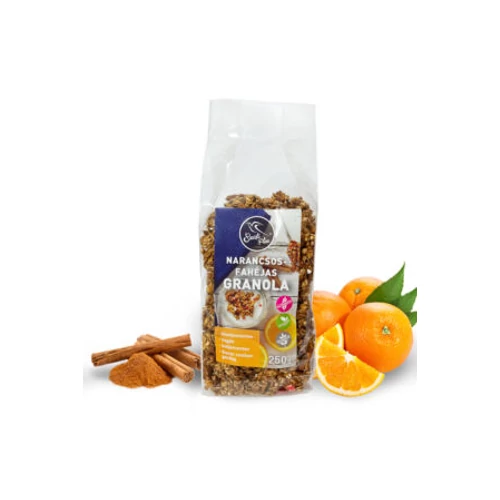 Szafi Free Narancsos-fahéjas granola 250 g - Natur Reform