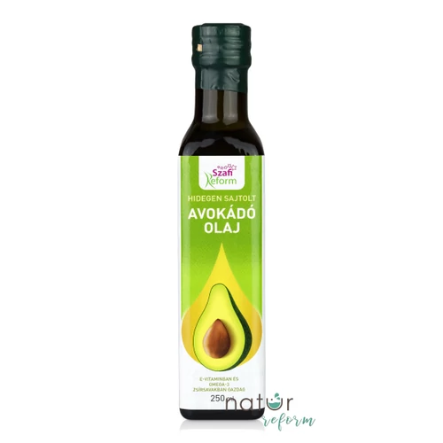 Szafi Reform Hidegen sajtolt avokádó olaj 250 ml - Natur Reform