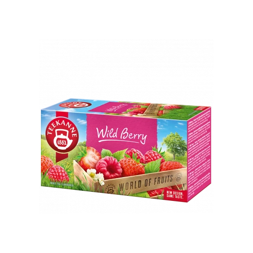 TEEKANNE Wild Berry -  gyümölcstea az eper és málna ízével