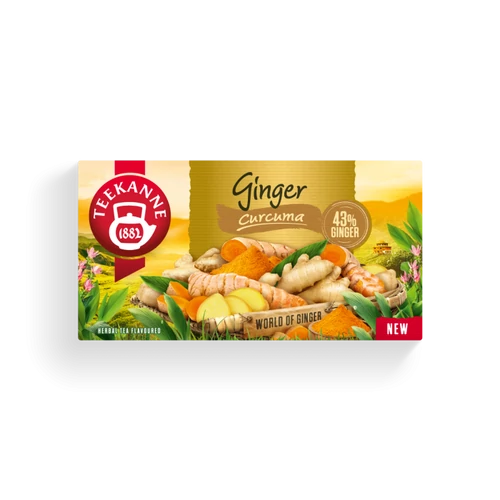 TEEKANNE Gyömbér-Kurkuma ízesítésű tea - Natur Reform