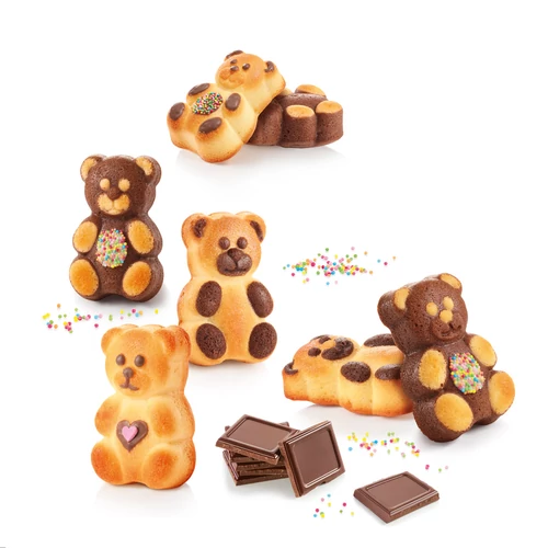 Tescoma DELÍCIA SiliconPRIME 10 Maci alakú sütőforma