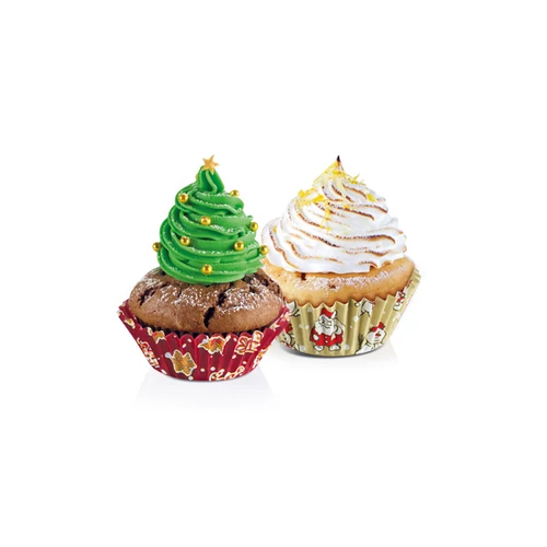 Tescoma DELÍCIA Muffinpapír ø 6 cm, 60 db, karácsonyi – Natur Reform