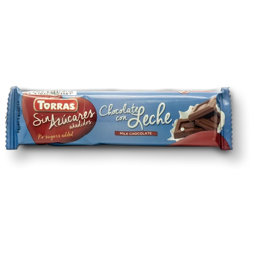 Torras Tejcsokoládé hozzáadott cukor nélkül 30 g - Natur Reform