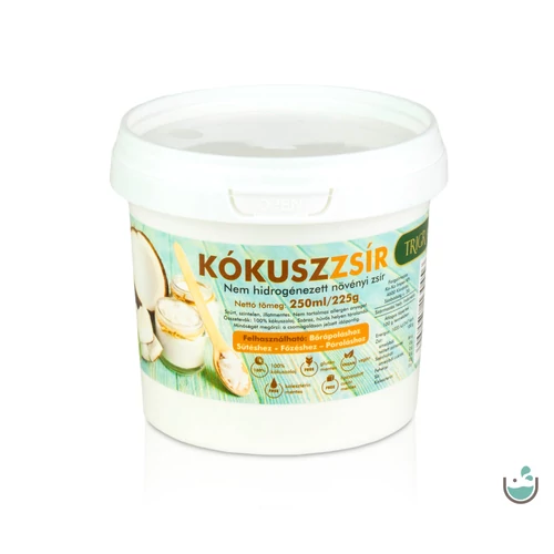 Trigramm kókuszzsír (nem hidrogénezett) 250 ml