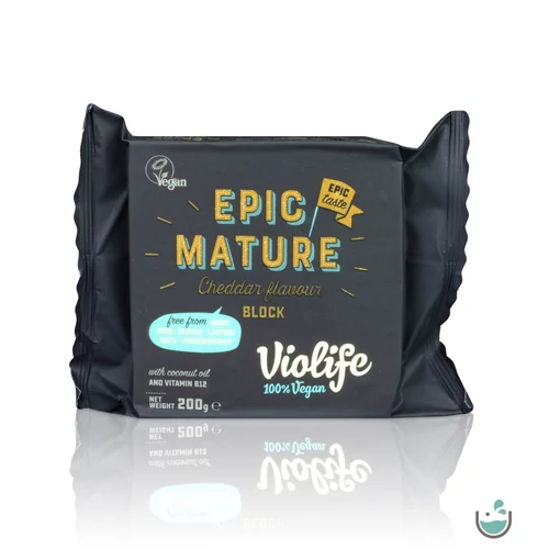 Violife epic érett cheddar ízesítésű növényi tömb 200 g