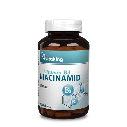 Vitaking Niacinamid (B3 Vitamin) 500 mg - 100 db – Natur Reform