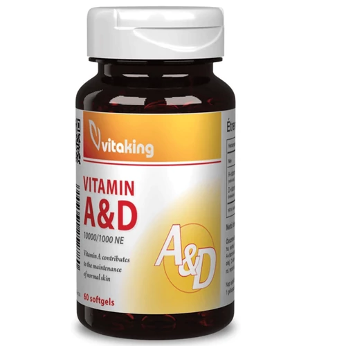 Vitaking A&D Vitamin 10000NE/1000NE - 60 db– Natur Reform