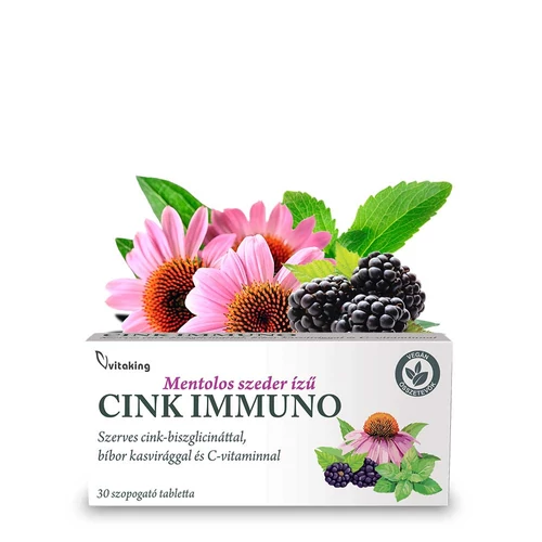 Vitaking Cink Immuno szopogató tabletta - 30 db – Natur Reform