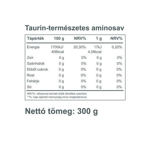 Vitaking Taurin Italpor (natúr) 300 g