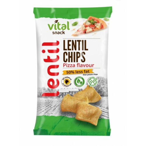  VitalSnack Lencse chips pizza ízű 65 g – Natur Reform