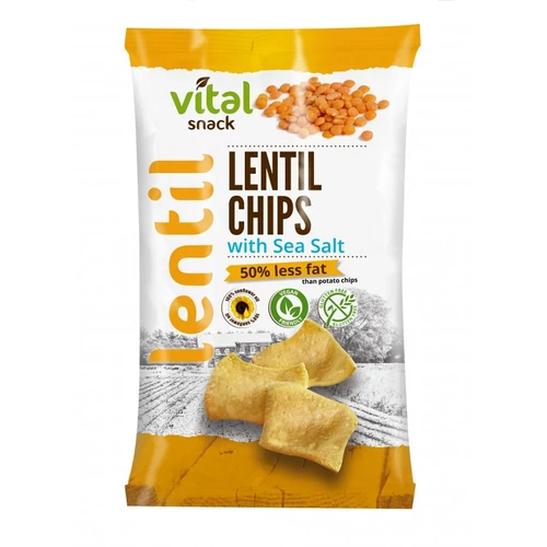  VitalSnack Lencse chips tengeri sóval 65 g – Natur Reform