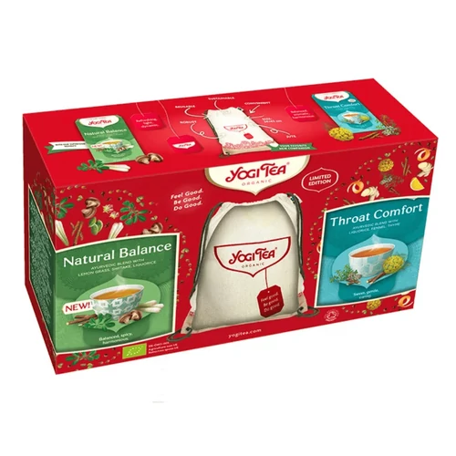 YOGI TEA® AJÁNDÉKSZETT VÁSZONTÁSKÁVAL - Natur Reform