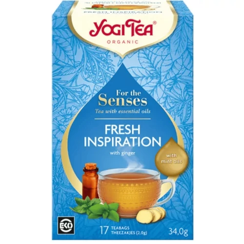 YOGI TEA® BIO TEA AZ ÉRZÉKEKNEK - FRISS INSPIRÁCIÓ - Natur Reform