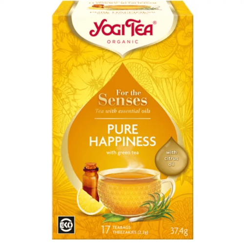  YOGI TEA® BIO TEA AZ ÉRZÉKEKNEK - TISZTA BOLDOGSÁG - Natur Reform