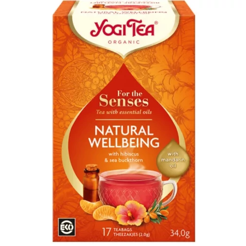 YOGI TEA® BIO TEA AZ ÉRZÉKEKNEK - TERMÉSZETES JÓLLÉT - Natur Reform